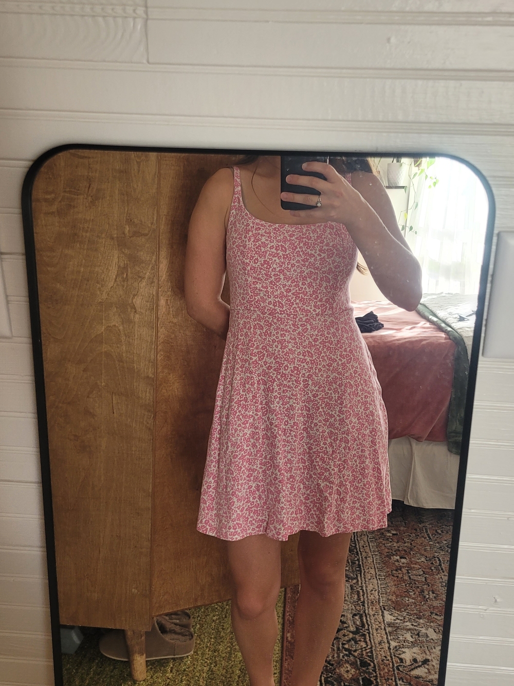 Old Navy Pink Floral Mini Dress